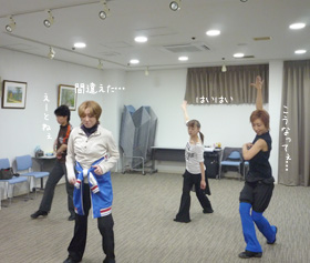 難しい振り。。。2