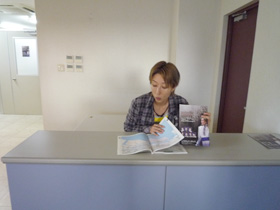 はい。受付です！