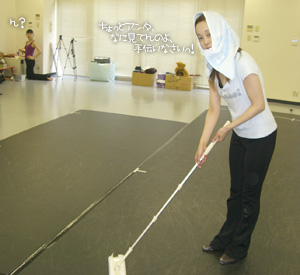 お掃除担当でございます。